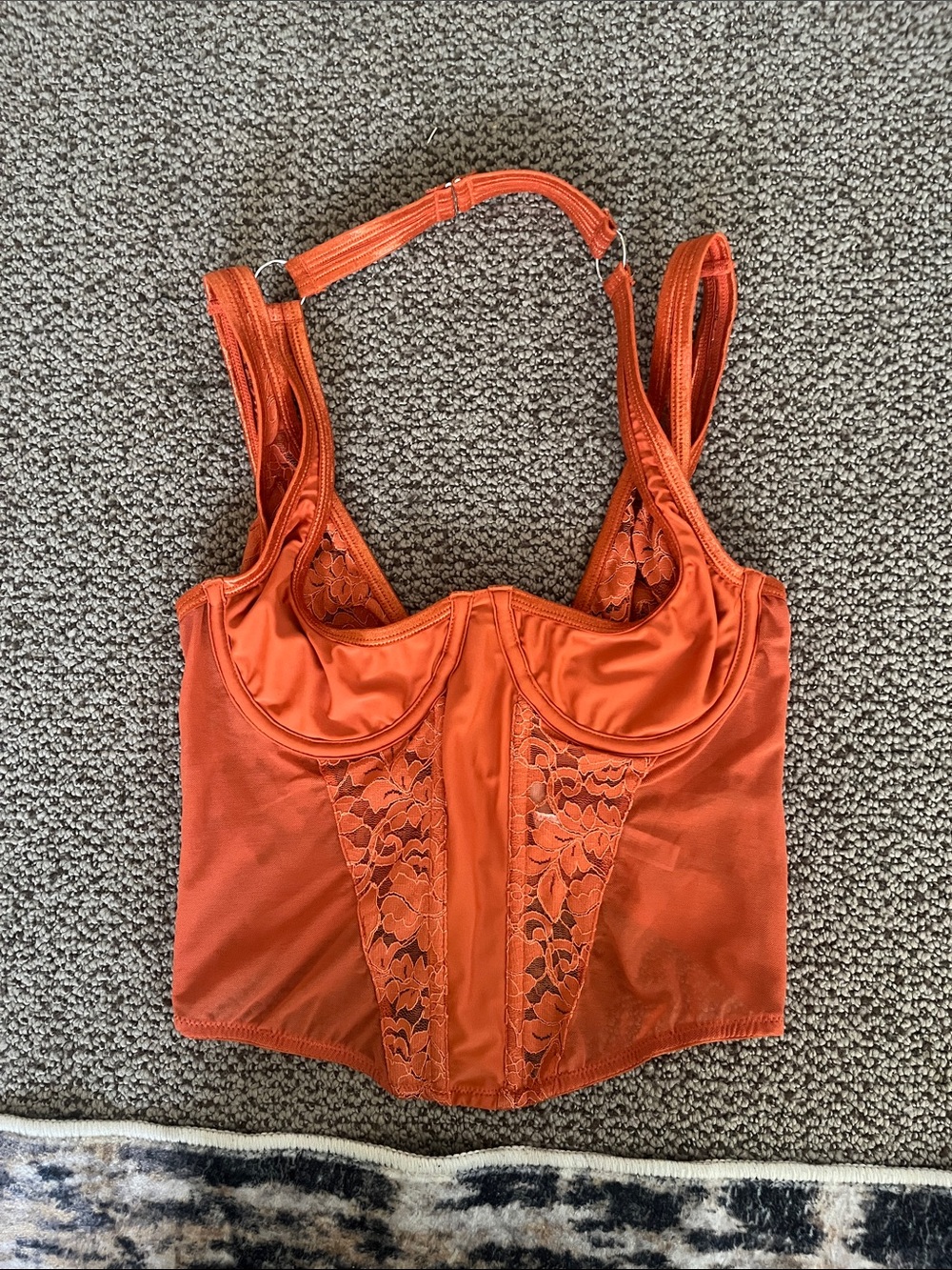 UO corset crop top